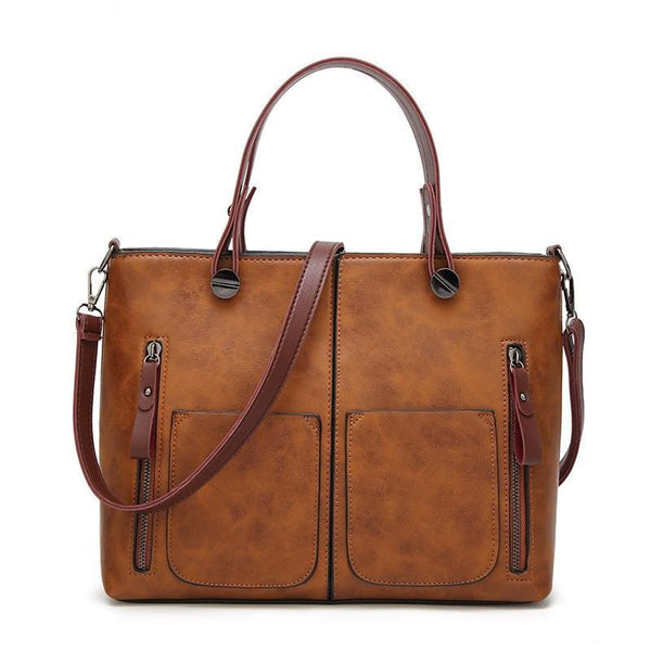 Doren Vintage Leather Shoulder Bag