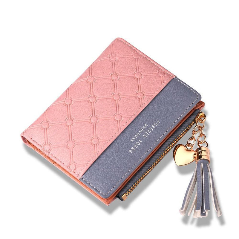 Doren Pink Leather Wallet