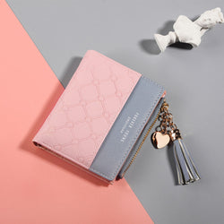 Doren Pink Leather Wallet